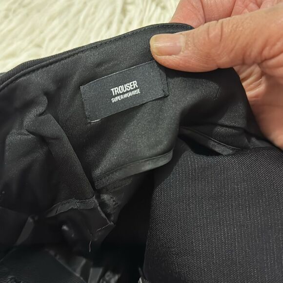 EXPRESS DRESS PANTS TROUSER SUPER HIGH RISE SIZE 12R - Picture 6 of 13